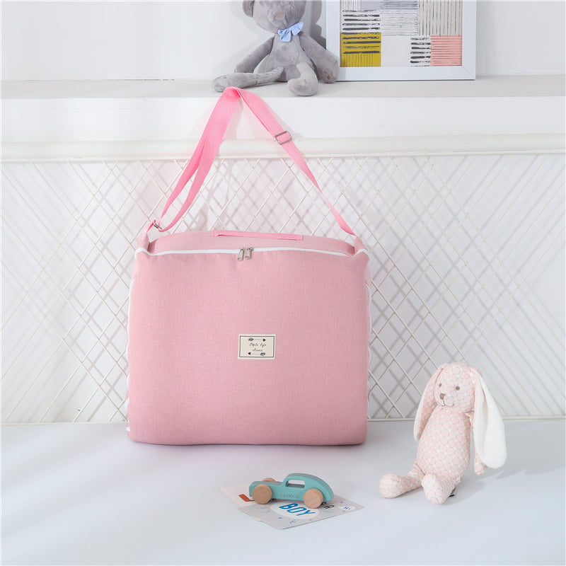 🌿 Cotton Portable Foldable Baby Bed 🛏️