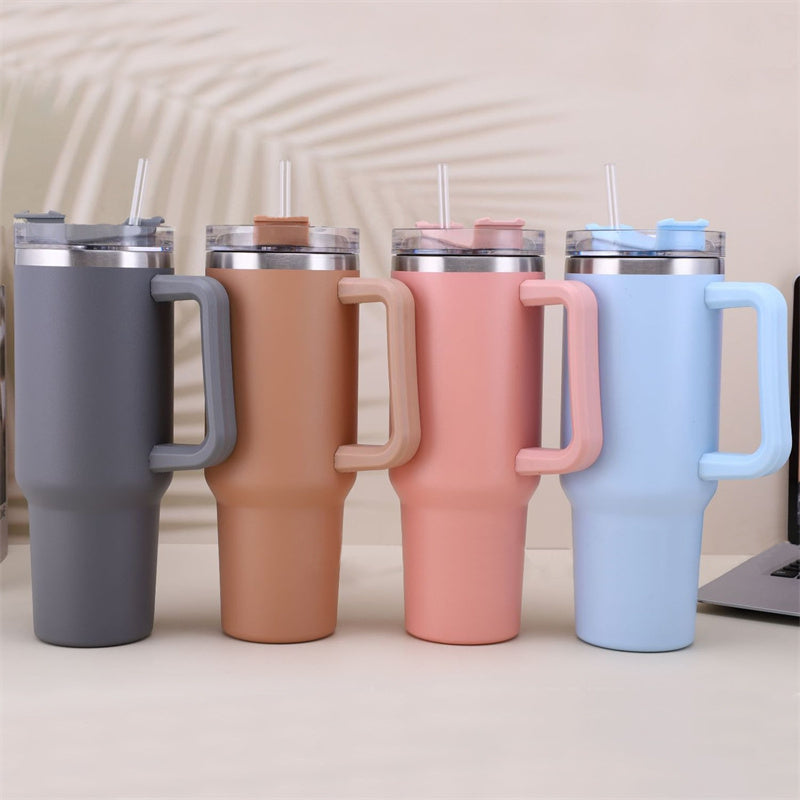 🚗 Chill & Sip On-the-Go! 40oz Automobile Insulated Cup 🥤