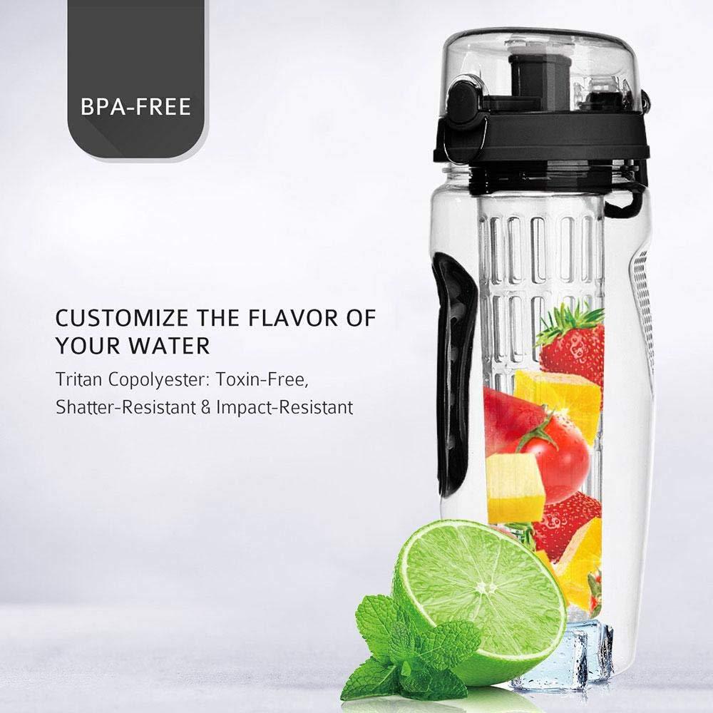 Fruit Infuser Water Bottles With Infuser Juice Shaker