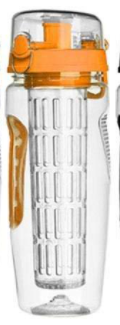 Fruit Infuser Water Bottles With Infuser Juice Shaker