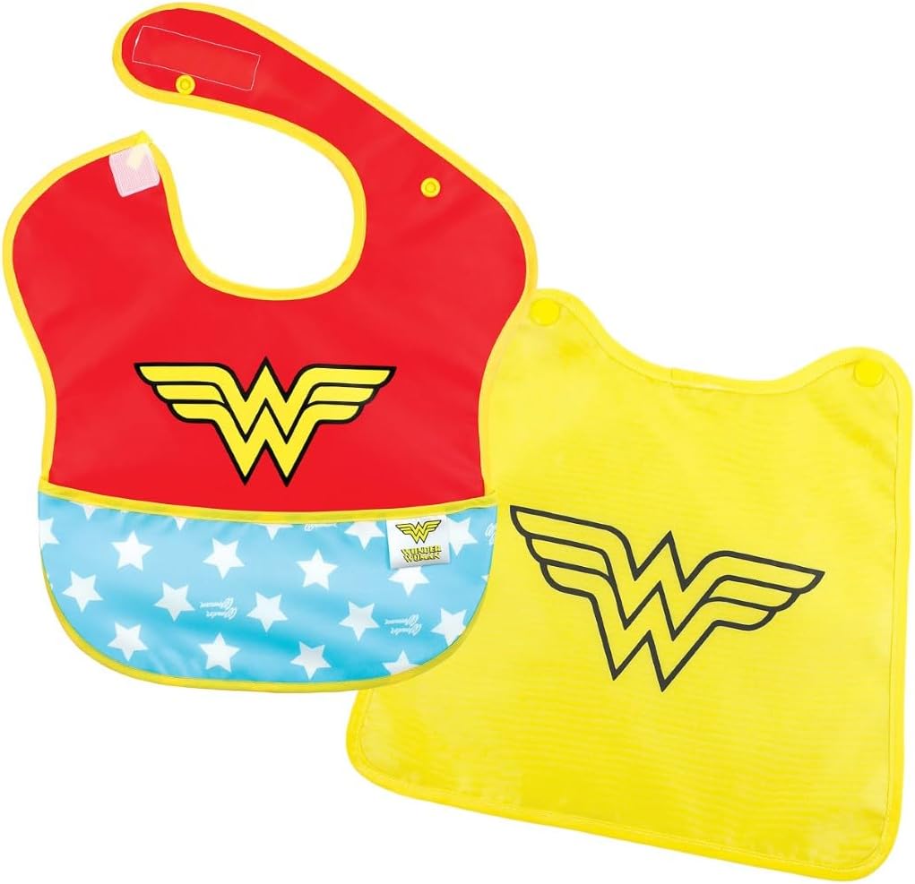 Bumkins Bibs for Girl or Boy, SuperBib Baby and Toddler for 6-24 Months, Essential Must Have for Eating, Feeding Supplies…