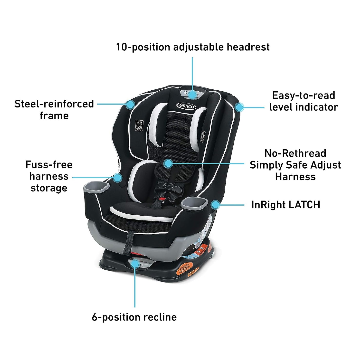 Graco Extend2Fit 3-in-1 Car Seat 🚗 - Ultimate Safety & Versatility