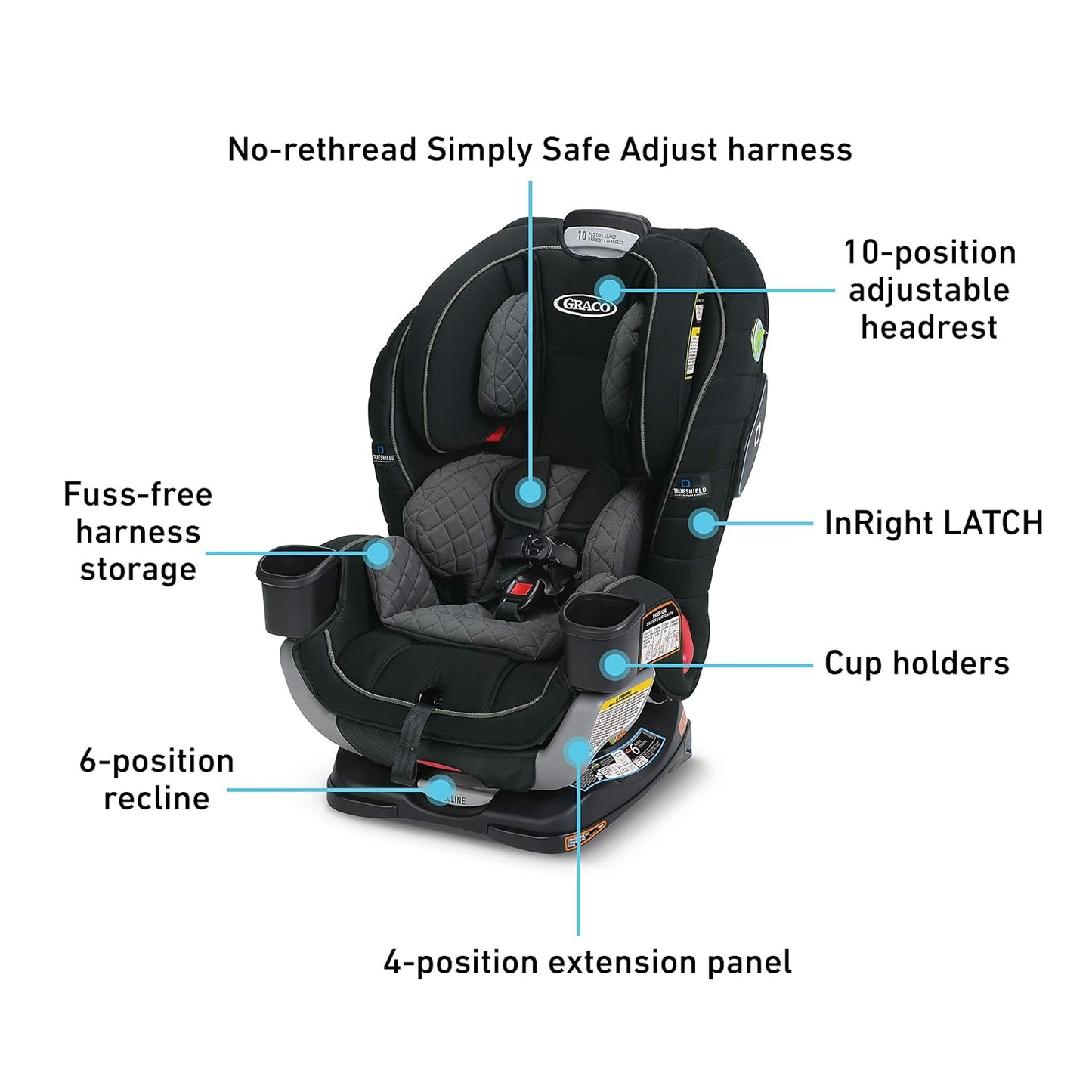 Graco Extend2Fit 3-in-1 Car Seat 🚗 - Ultimate Safety & Versatility