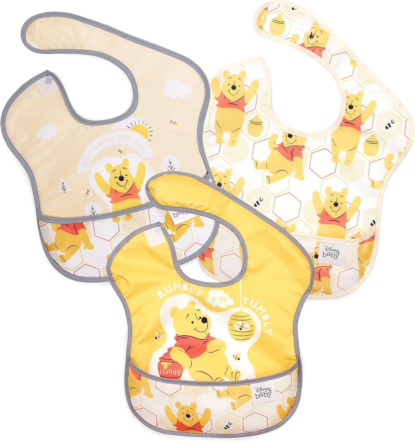 Bumkins Bibs for Girl or Boy, SuperBib Baby and Toddler for 6-24 Months, Essential Must Have for Eating, Feeding Supplies…