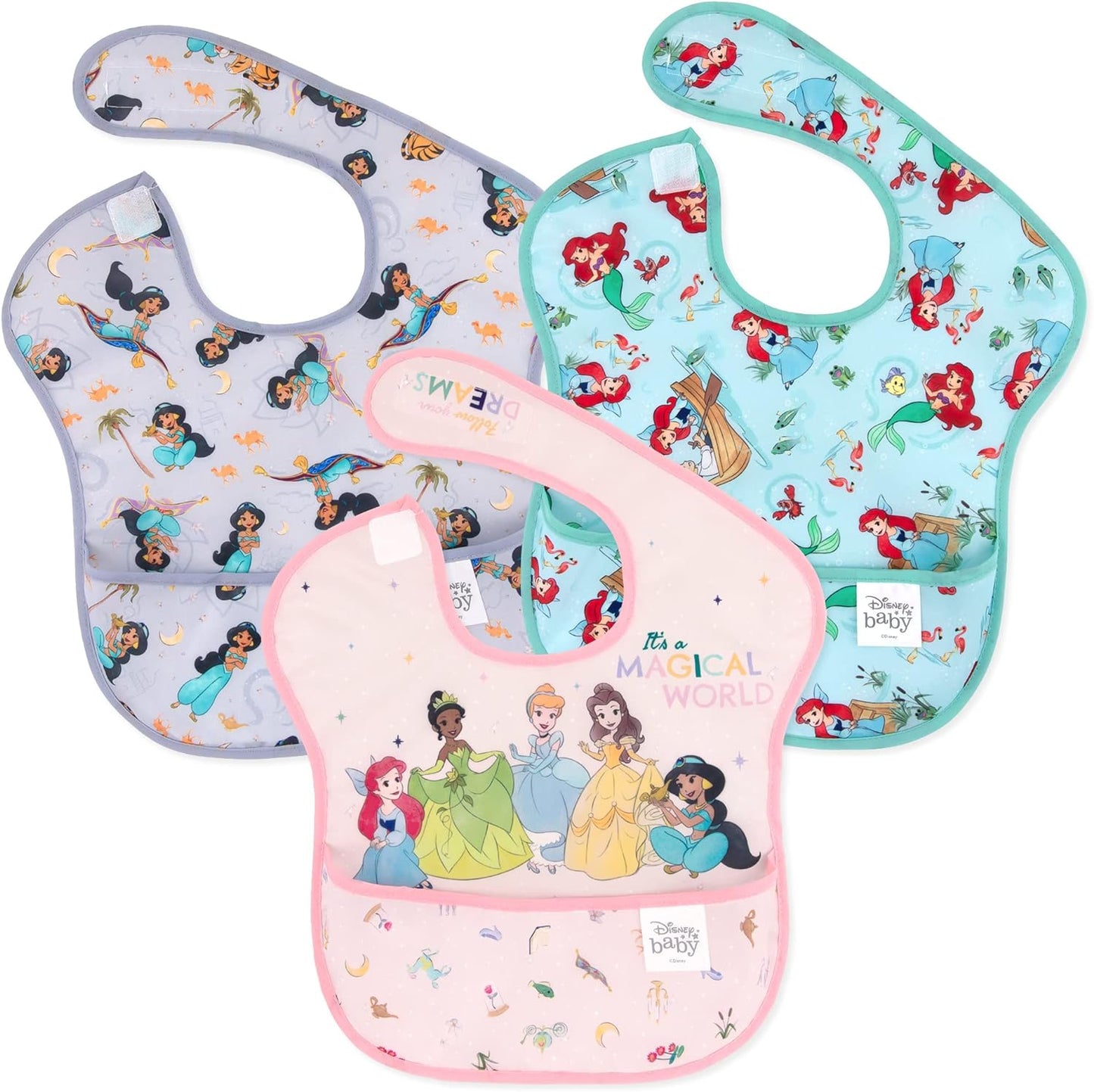 Bumkins Bibs for Girl or Boy, SuperBib Baby and Toddler for 6-24 Months, Essential Must Have for Eating, Feeding Supplies…